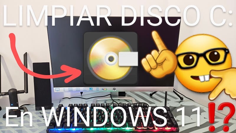 Limpiar disco C Windows 11.