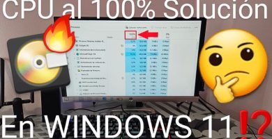 Windows 11 cpu al 100 % solución.