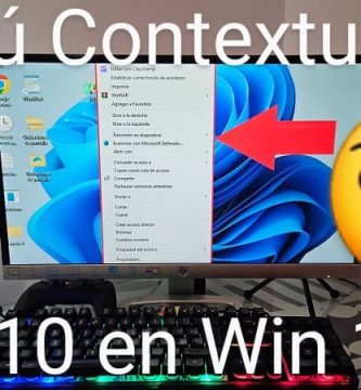 Menú contextual Windows 10 en Windows 11.
