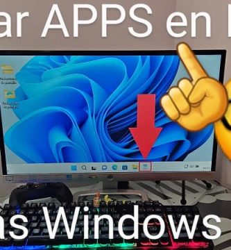 Mover aplicaciones a barra de tareas windows 11.