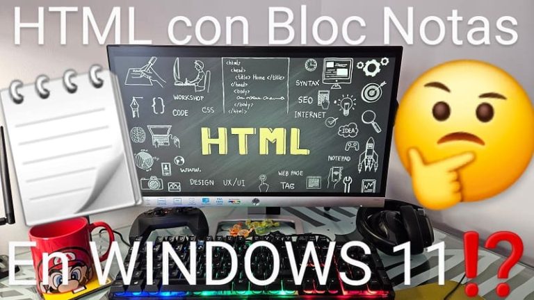 Como Abrir un Archivo HTML con el Bloc de Notas en Windows 11 2026