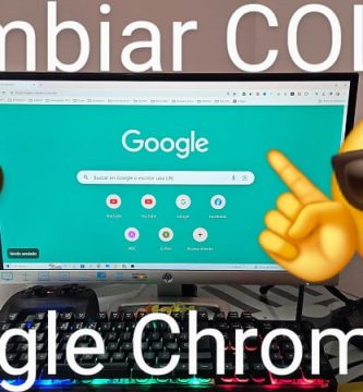 cambiar color google chrome.