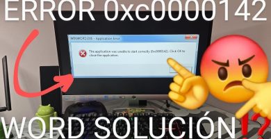 Error Microsoft Word 0xc0000142 solución.