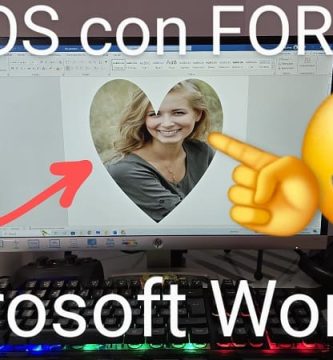Colocar una imagen dentro de una forma en Microsoft Word.