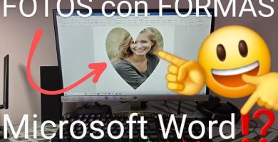 Colocar una imagen dentro de una forma en Microsoft Word.