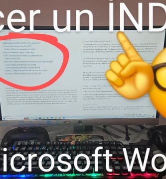 Hacer un índice en Microsoft Word.