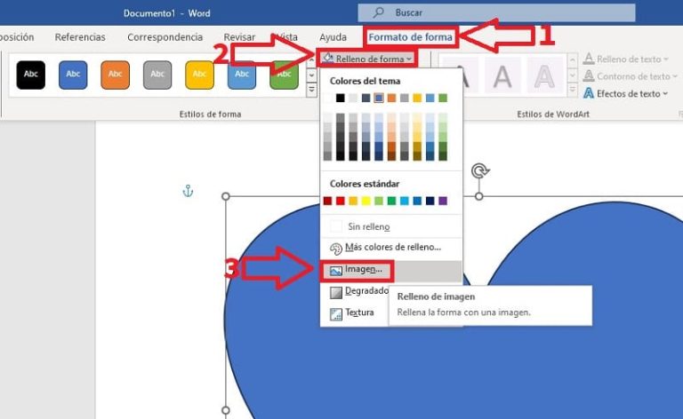 ≫ Como Meter una Imagen Dentro de una Forma en Word 2025