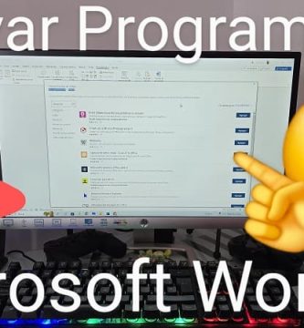 Activar programador Microsoft Word.
