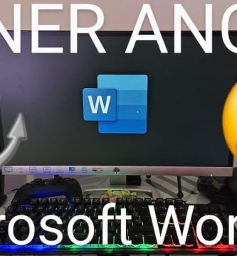 Poner ancla en Word.