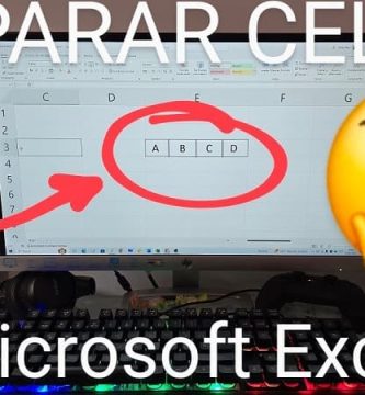 Separar Celda Excel.