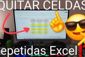 Eliminar celdas repetidas Excel.