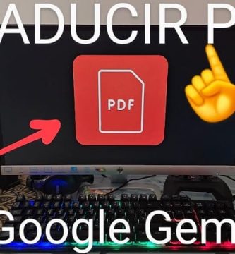 Traducir PDF con Google Gemini.