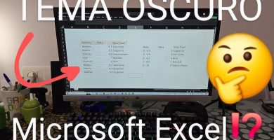 activar modo oscuro Excel.