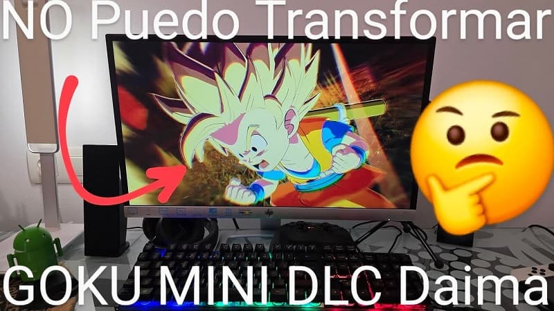 Mini Goku no se transforma en Super Saiyan Sparking Zero.