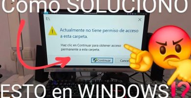 Actualmente no tiene permiso de acceso a esta carpeta solución.
