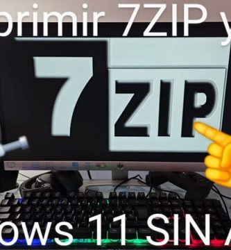 Comprimir 7zip y Tar en Windows 11.