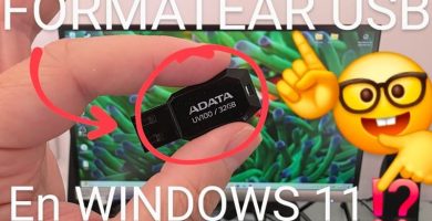 Formatear pen usb Windows 11.