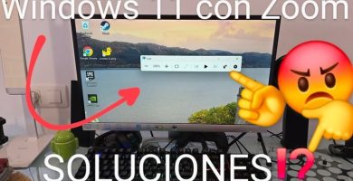 Mi escritorio con Windows 11 tiene zoom solución.