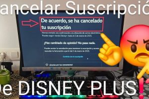 Cancelar cuenta Disney Plus