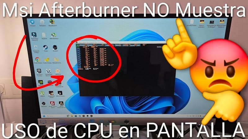 MSI Afterburner no muestra FPS