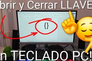 poner llaves teclado PC windows