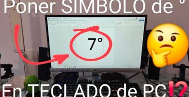como poner el símbolo de ° en Windows