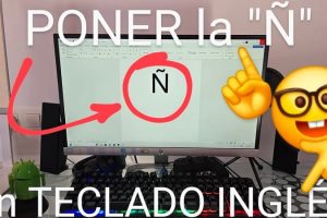 escribir la letra ñ en teclado inglés