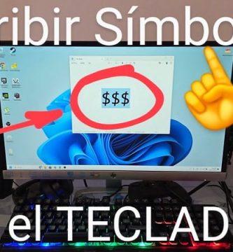 escribir símbolo del dólar en Windows