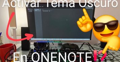 activar el modo oscuro en OneNote