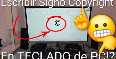 escribir símbolo de copyright en teclado