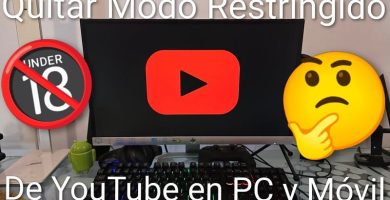quitar el modo restringido de YouTube