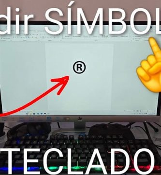 símbolo de marca registrada en teclado