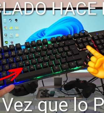 teclado hace ruido al escribir Windows 11