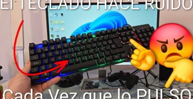 teclado hace ruido al escribir Windows 11