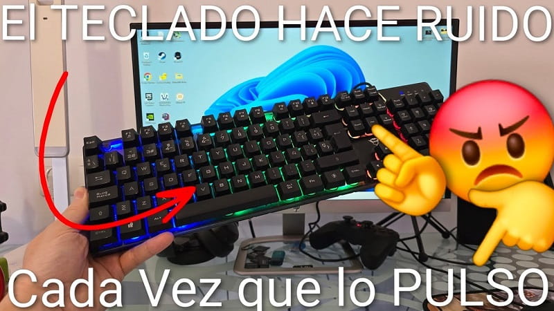 teclado hace ruido al escribir Windows 11