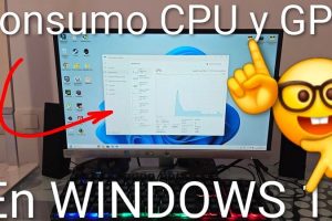 ver consumo de CPU Windows 11