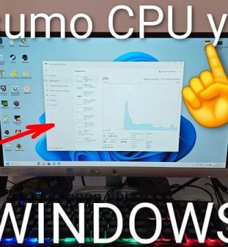 ver consumo de CPU Windows 11