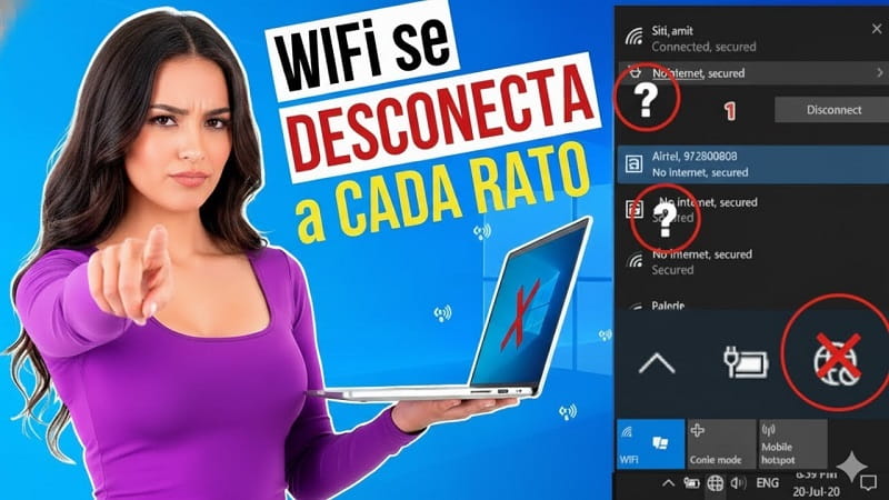 El WiFi se desconecta en Windows 11