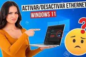 activar o desactivar el adaptador Ethernet