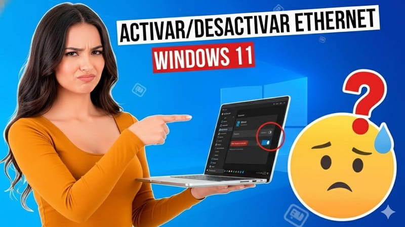 activar o desactivar el adaptador Ethernet