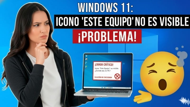 No aparece el icono Este Equipo Windows 11