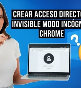 acceso directo invisible Chrome modo incógnito