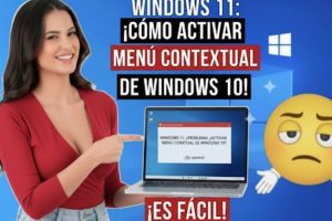 activar el menú contextual clásico en Windows 11