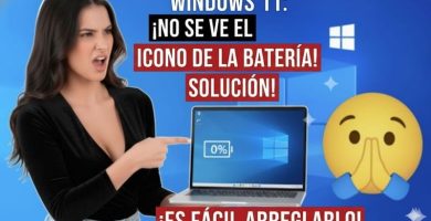 activar porcentaje de batería Windows 11