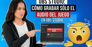 grabar solo el audio interno del PC en OBS Studio