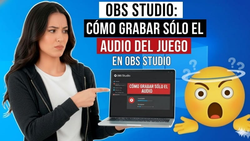 grabar solo el audio interno del PC en OBS Studio