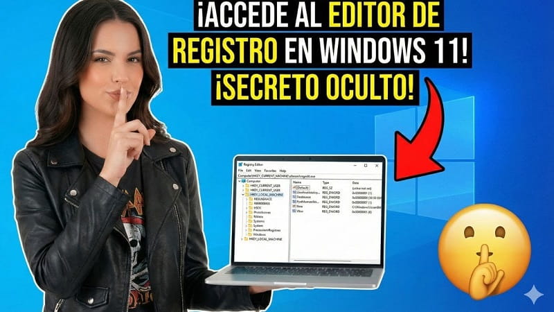 Editor del Registro en Windows 11