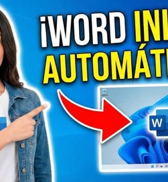 abrir Word automáticamente en Windows 11