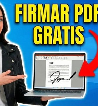 firmar un PDF gratis en PC
