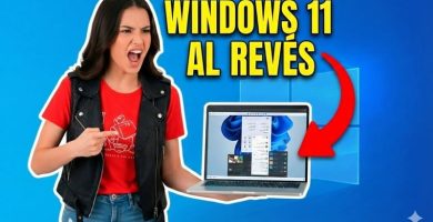 pantalla Windows 11 al revés